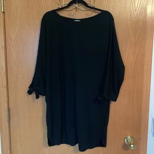 Black cotton dress